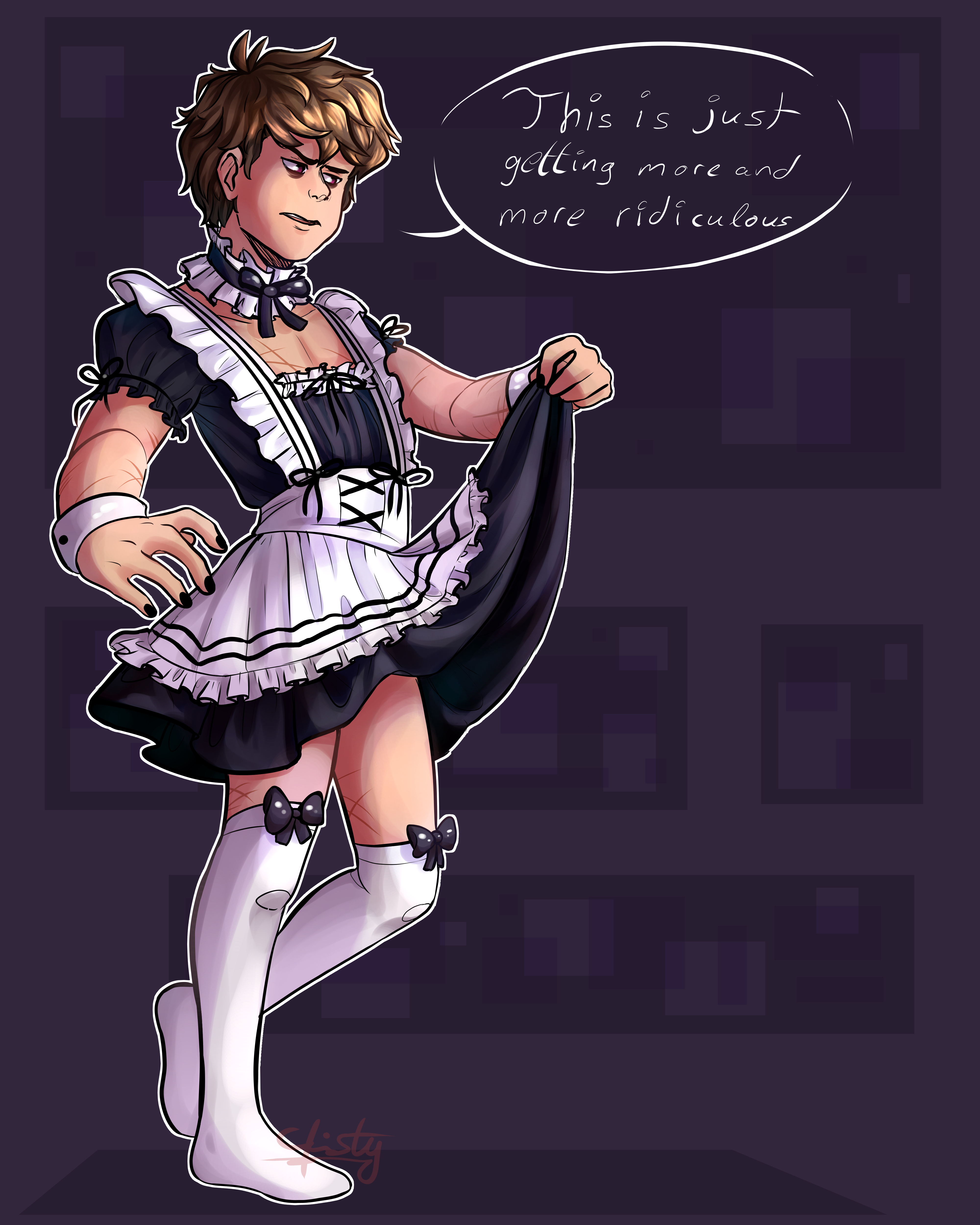 I know this dress does not make any sense, shhhhh